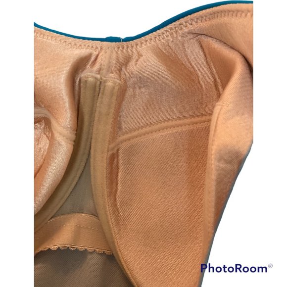 Profile by Gottex Women's Turquoise Tankini Top, Size 38E - Picture 4 of 7